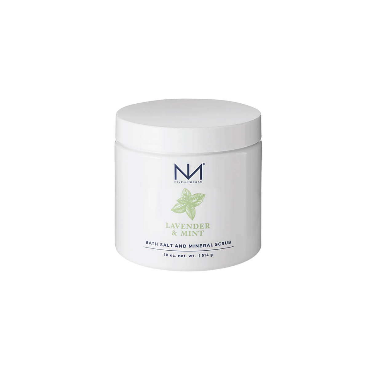 NIVEN MORGAN_lavender & mint bath salt and mineral scrub