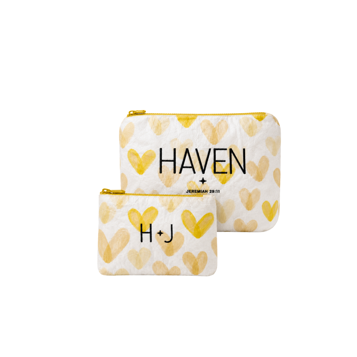 Hi Love Set of 2 Language of Love Sunshine Yellow