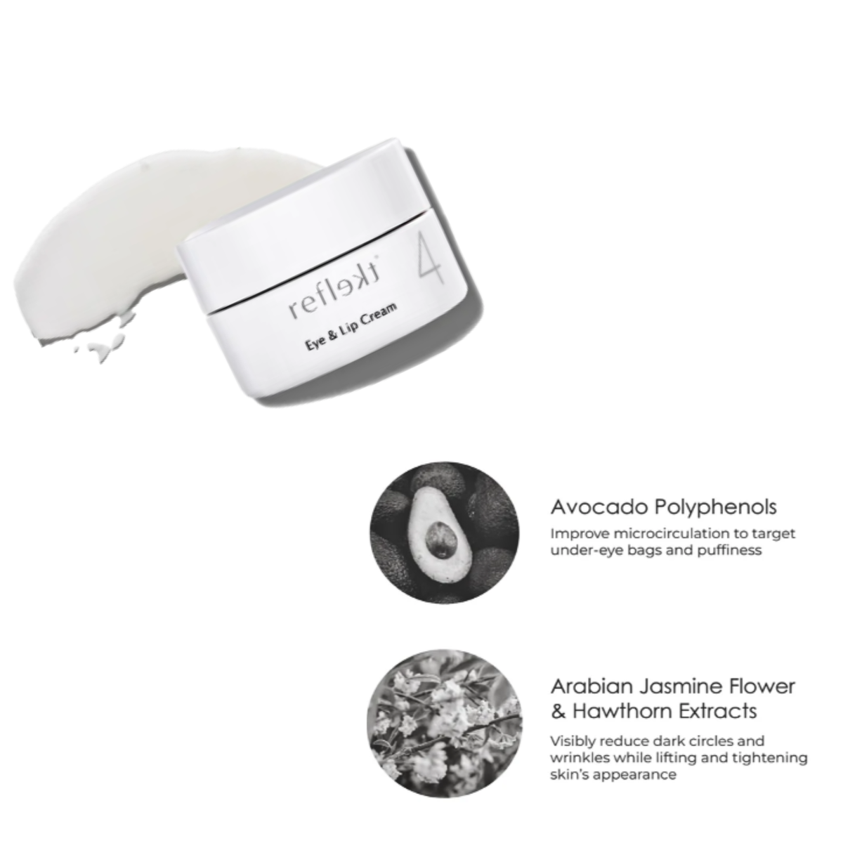 Reflekt 4 Smoothing Squalane Eye & Lip Treatment Cream