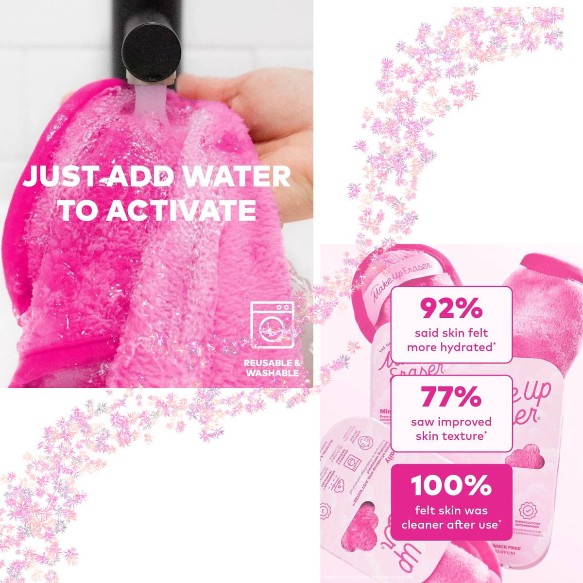 Original Pink Make-Up Eraser PRO | Best Seller