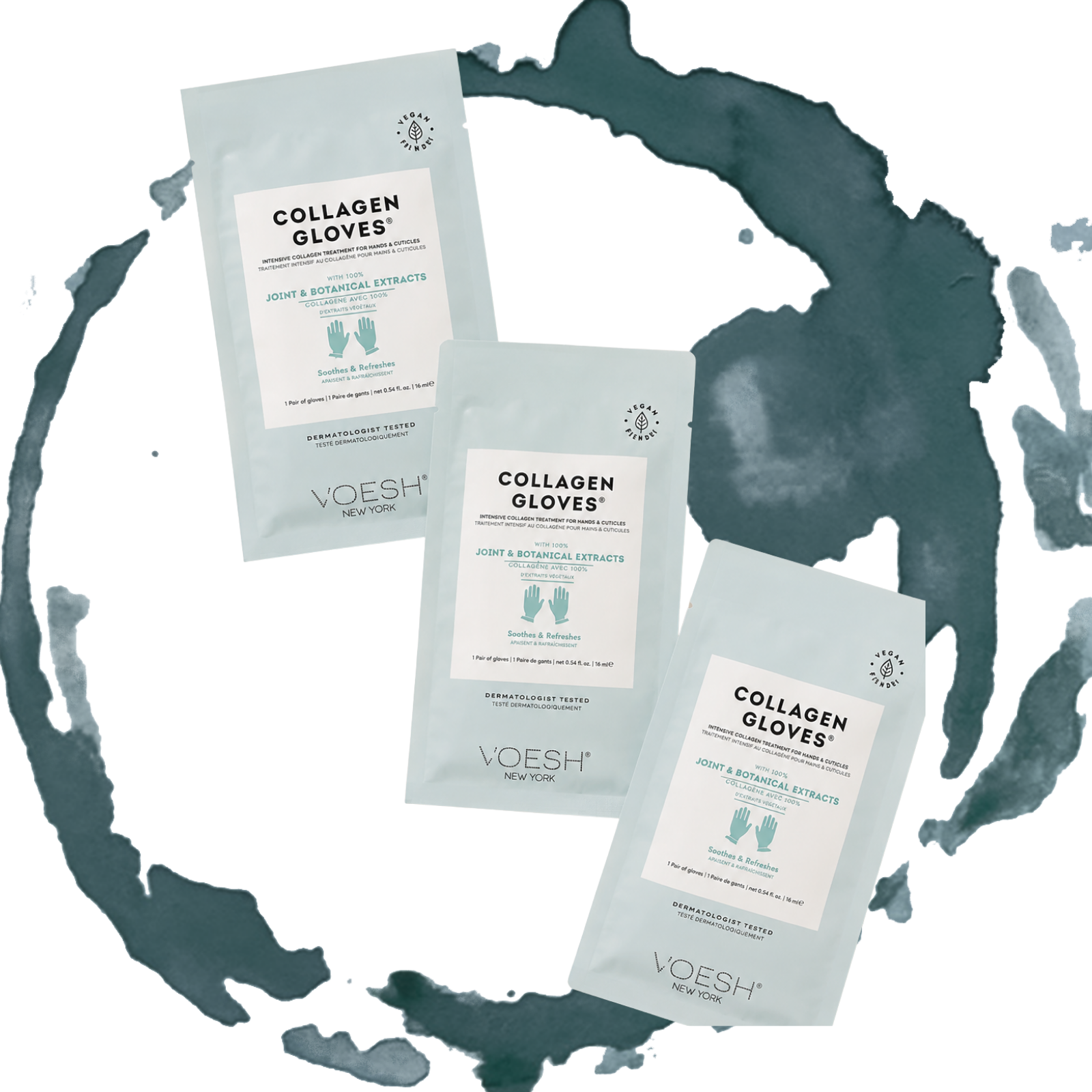 Collagen Gloves With Mint + Botanical Extracts