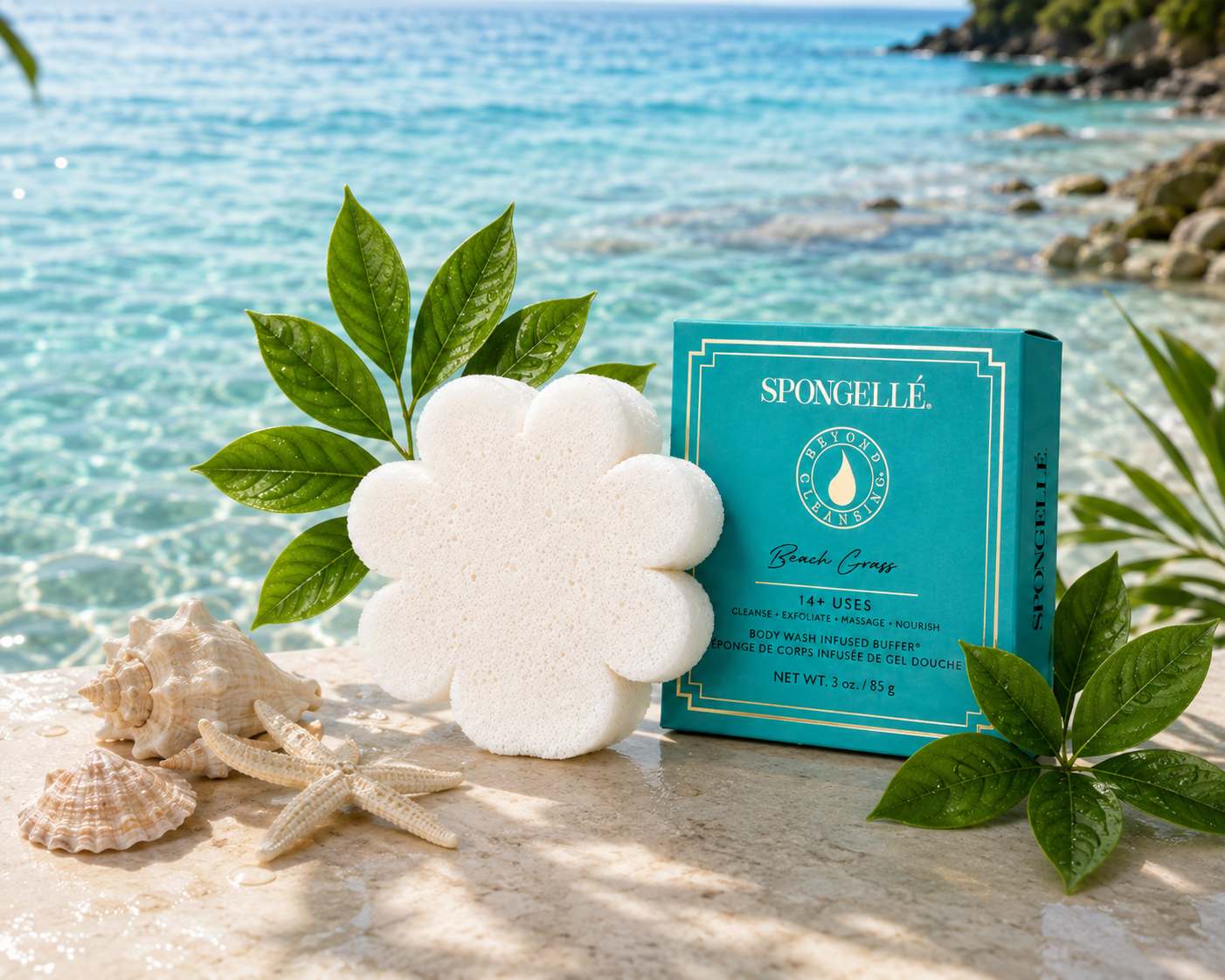 Spongelle-Boxed Flower Beach Grass