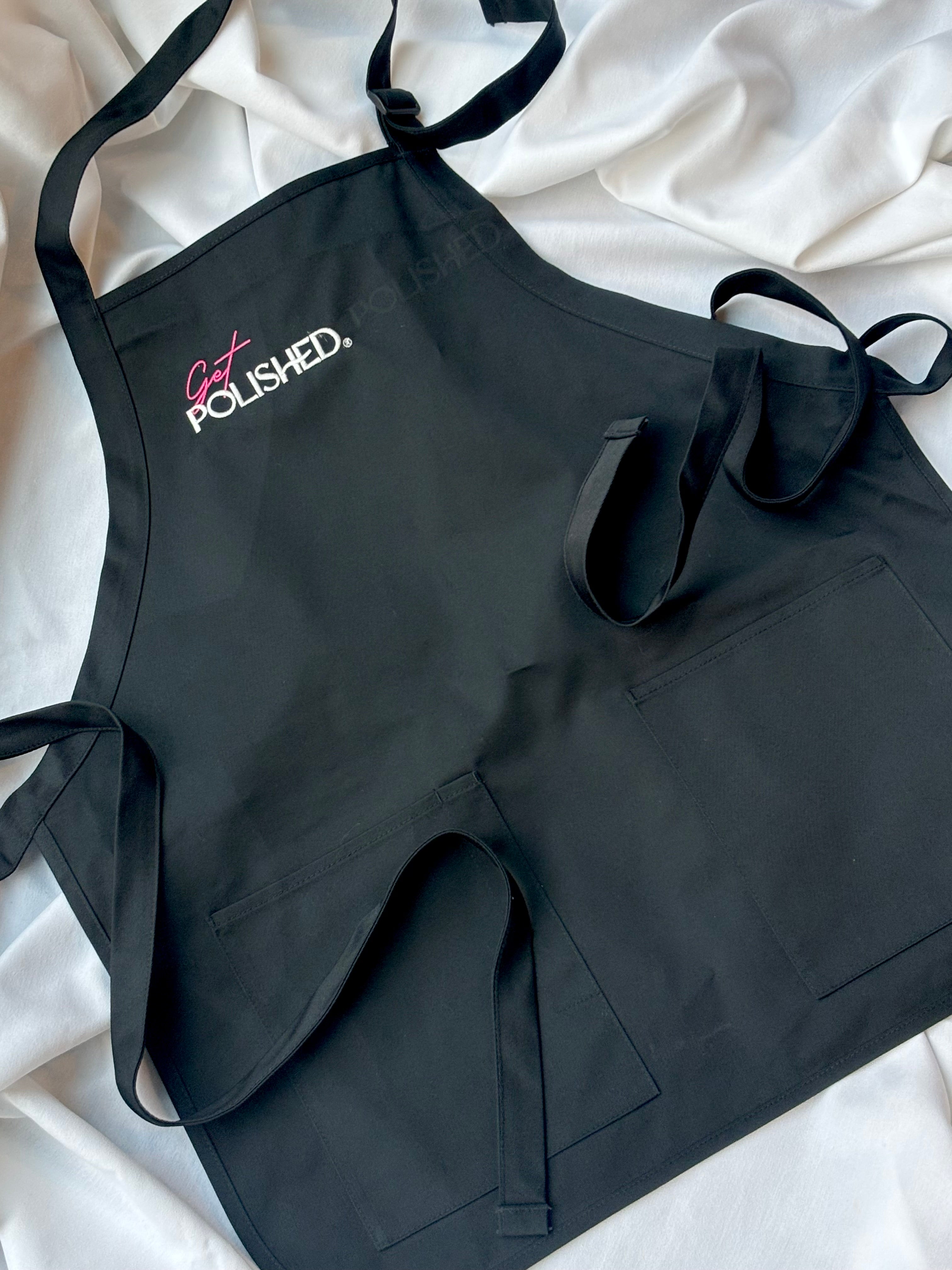 POLISHED_A510 Port Authority® Medium-Length Apron with Pouch Pockets