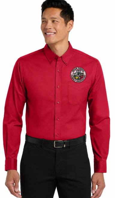 BCFD_S608 Port Authority® Long Sleeve Easy Care Shirt