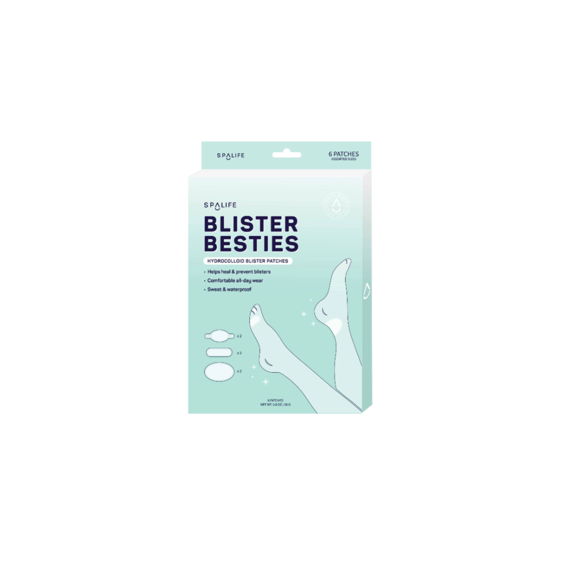 Blister Besties Hydrocolloid Blister Patches -Assorted Sizes
