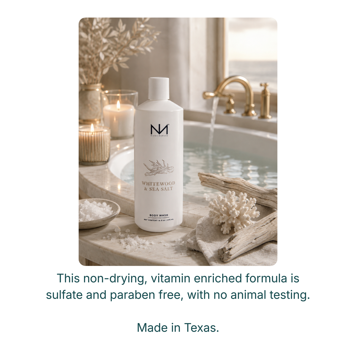 NIVEN MORGAN_whitewood & sea salt body wash
