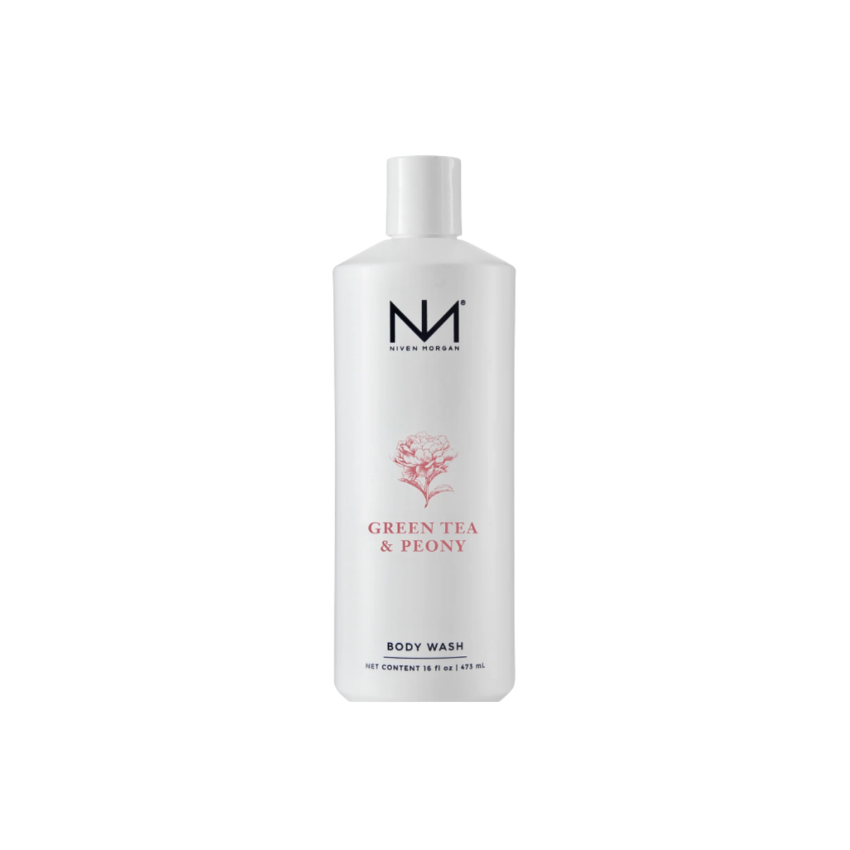 NIVEN MORGAN_green tea & peony body wash