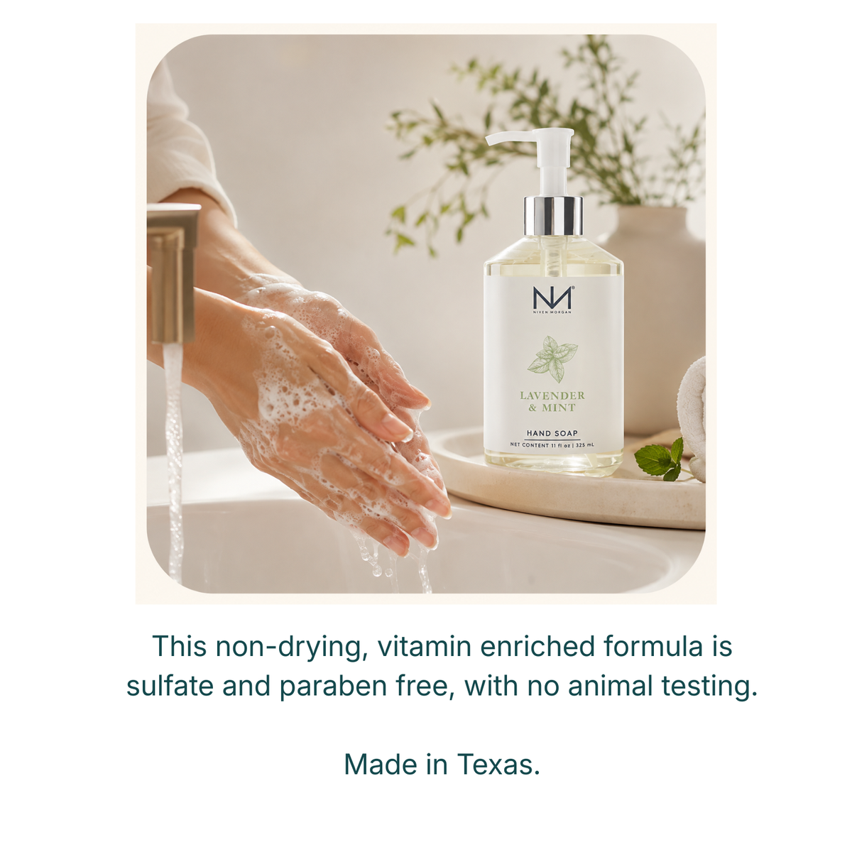NIVEN MORGAN_lavender & mint hand soap