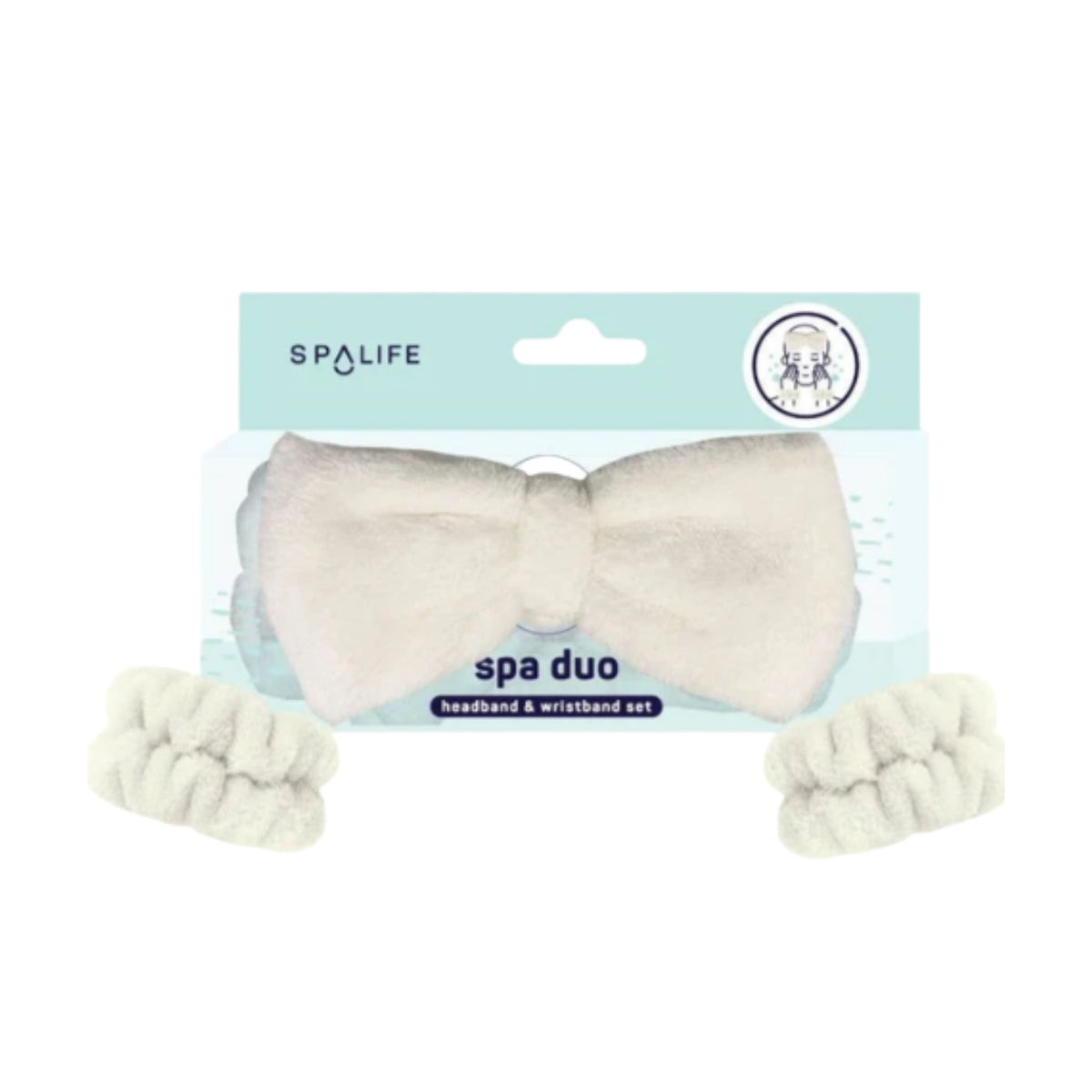 Spa Duo Headband & Wristband Set