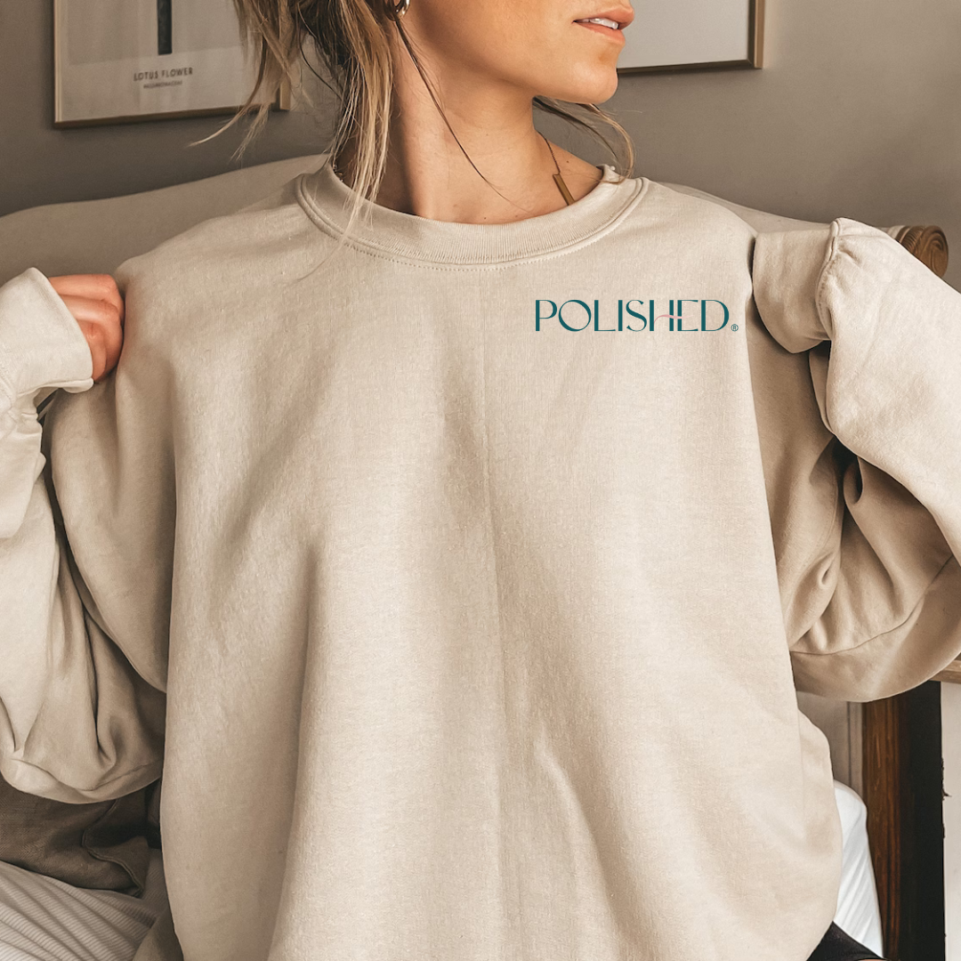 POLISHED crewneck sweatshirt