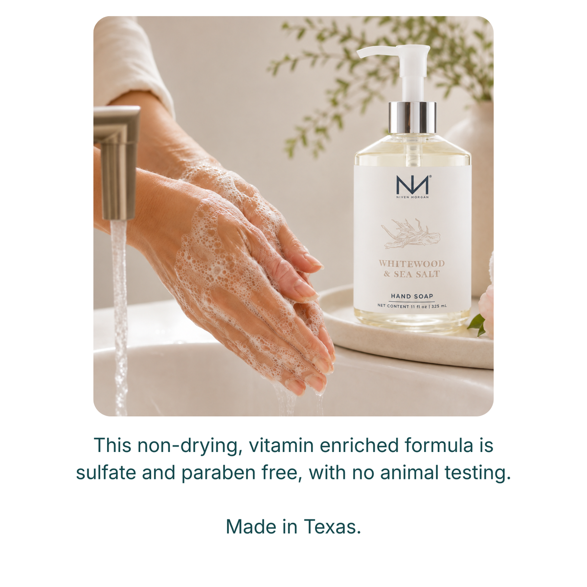 NIVEN MORGAN_whitewood & sea salt hand soap