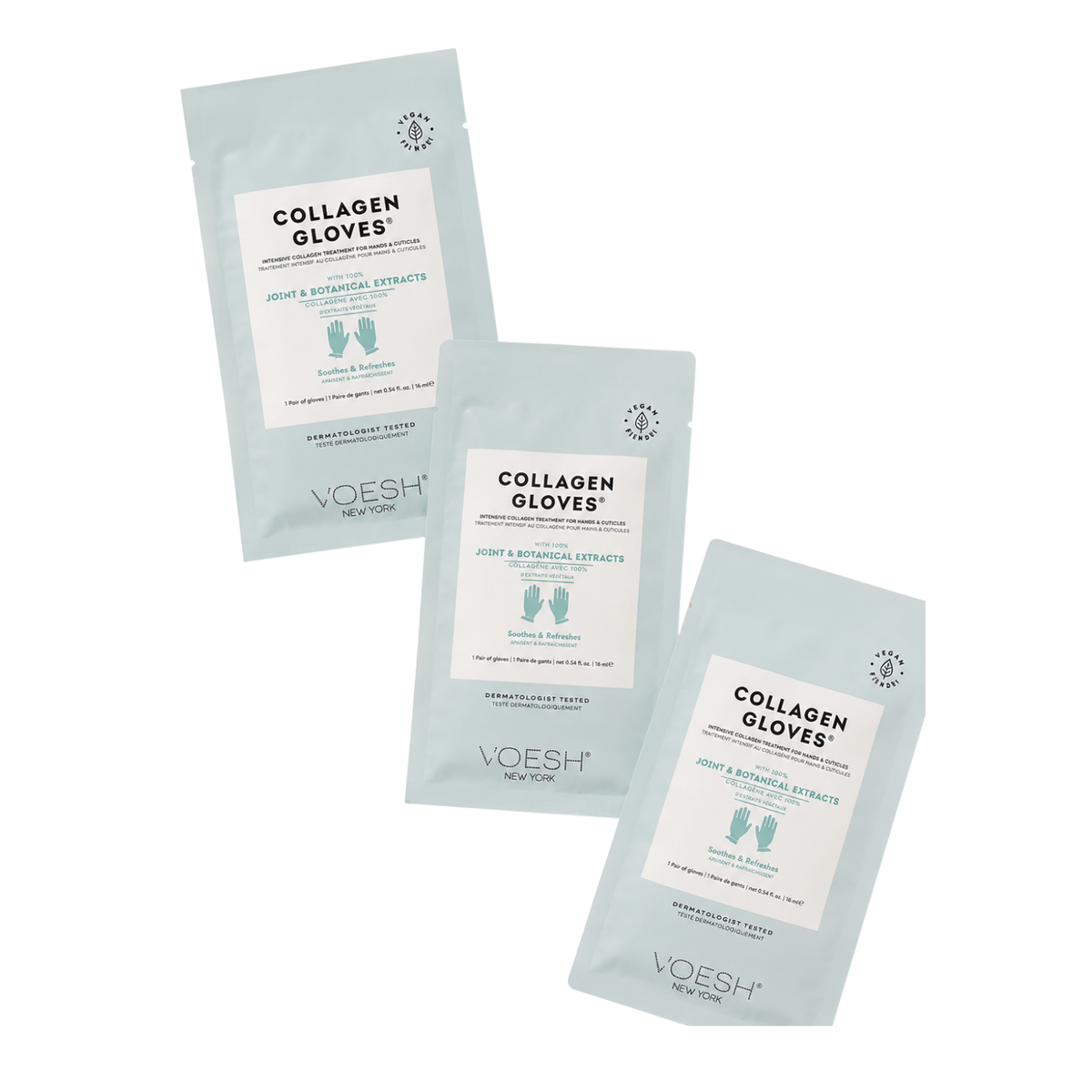 Collagen Gloves With Mint + Botanical Extracts