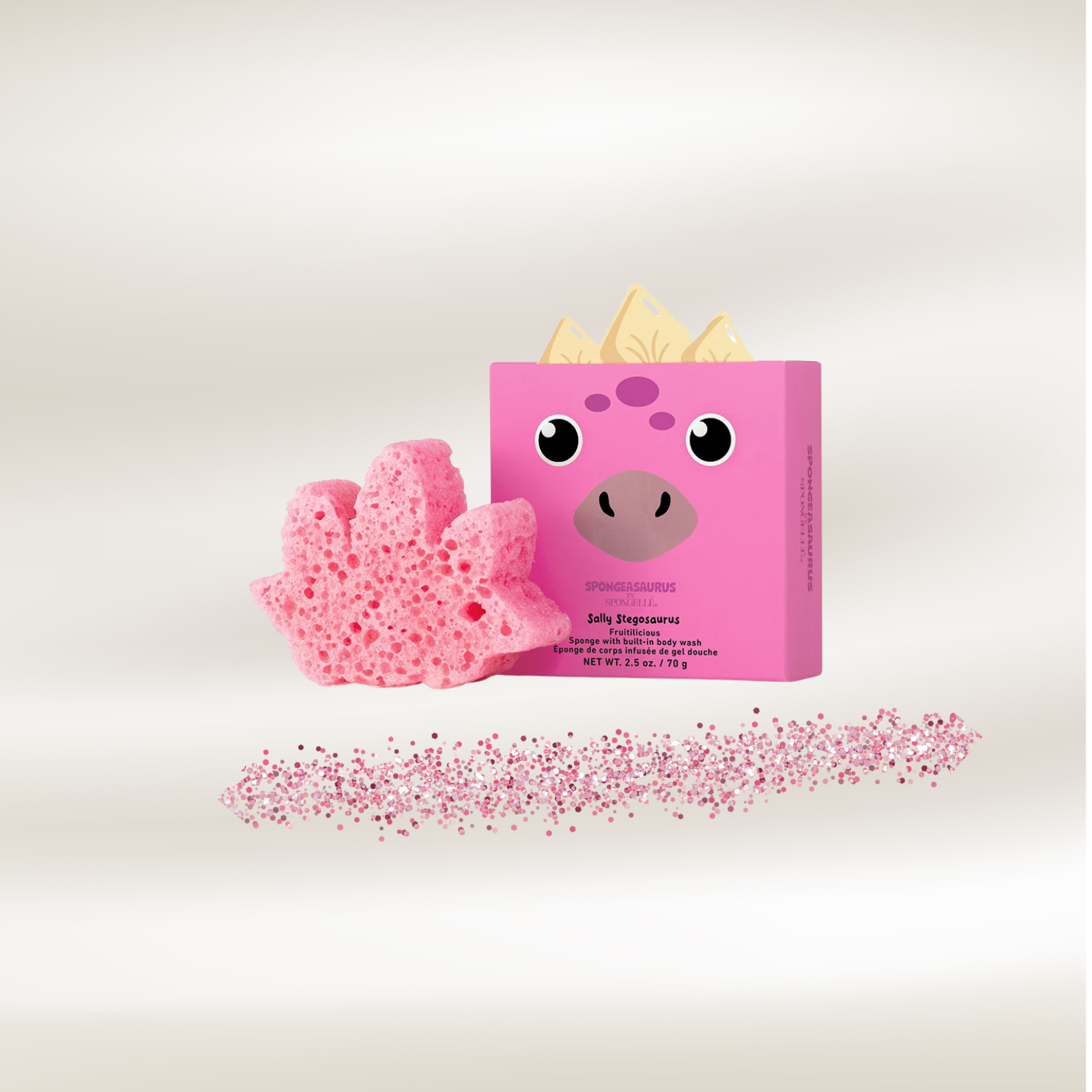 Spongelle Stegosaurus Dinosaur Buffer