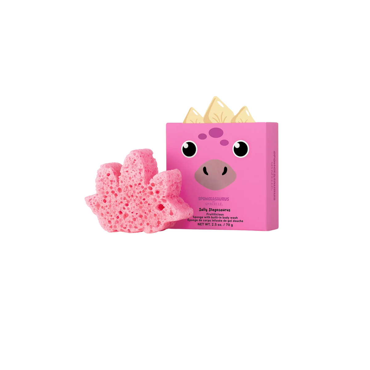 Spongelle Stegosaurus Dinosaur Buffer