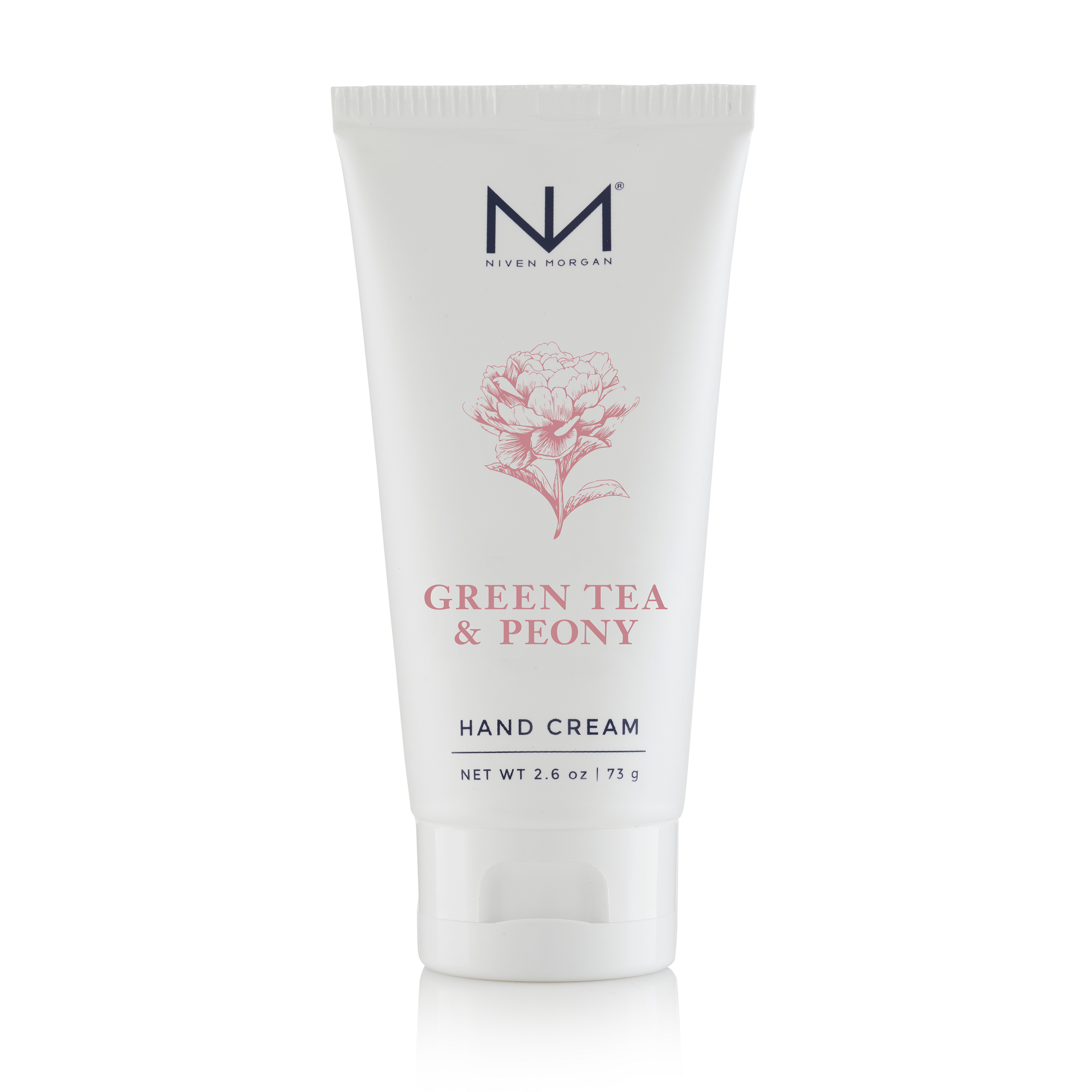NIVEN MORGAN_green tea & peony travel hand cream