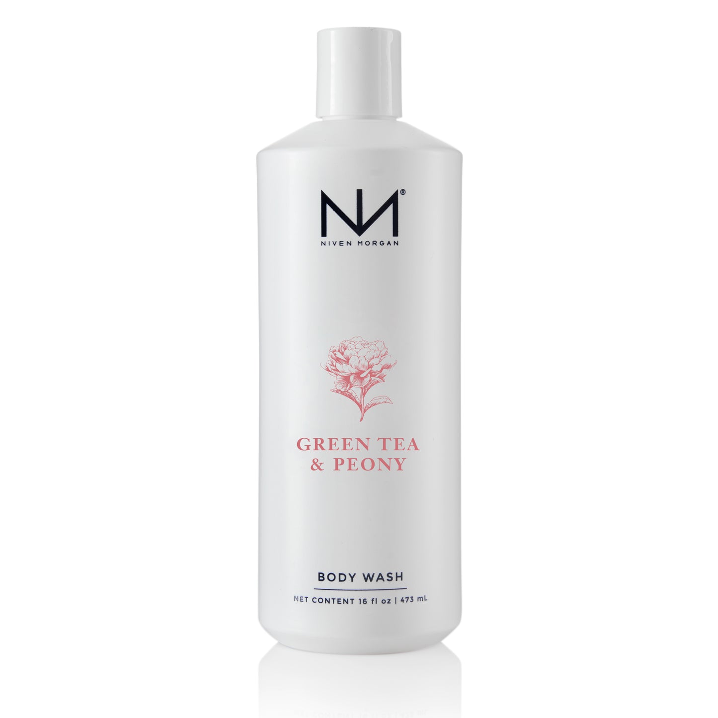 NIVEN MORGAN_green tea & peony body wash