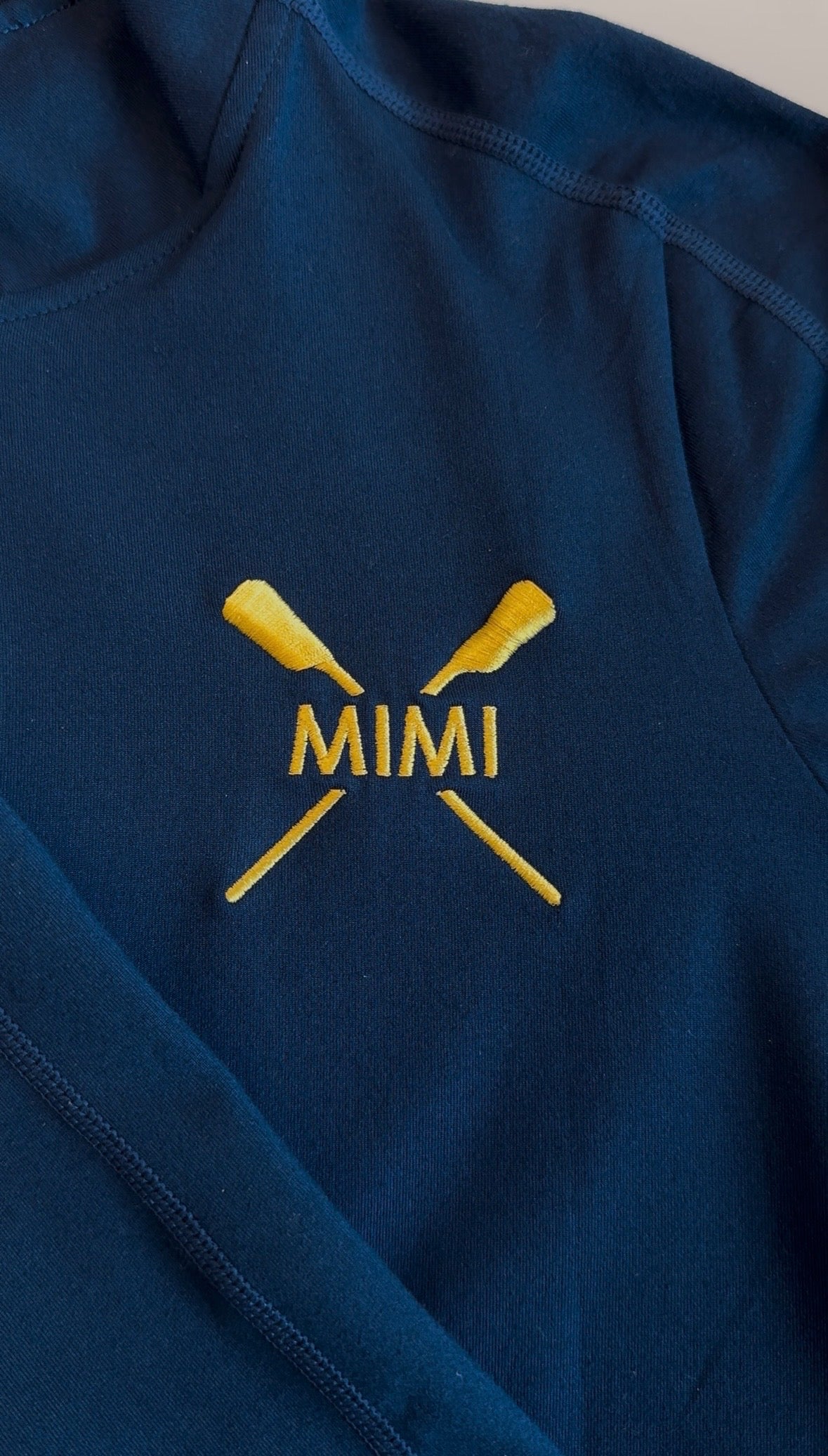DUC_Head of the Charles Regatta Embroidery Navy Long Sleeve Performance Pullover