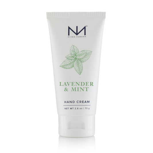 NIVEN MORGAN_lavender & mint travel hand cream