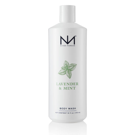 NIVEN MORGAN_lavender & mint body wash