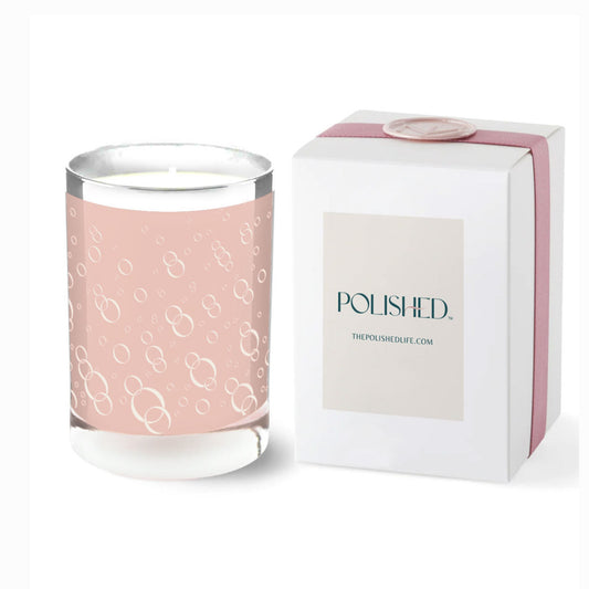 POLISHED_green tea & peony candle