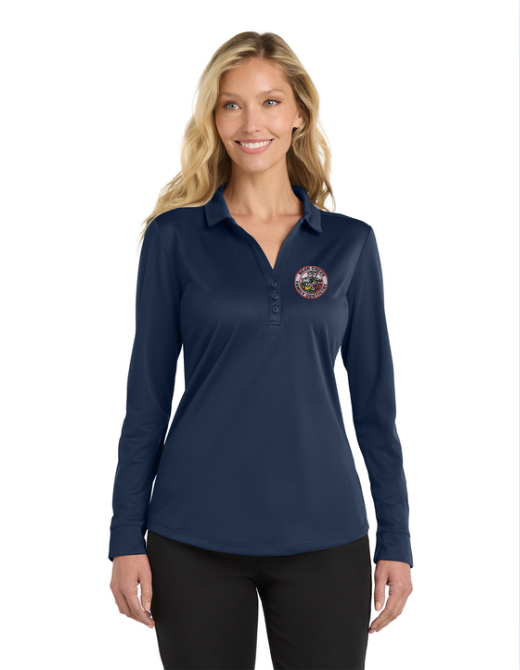 BCFD_L540LS Port Authority Women's Silk Touch™ Performance Long Sleeve Polo