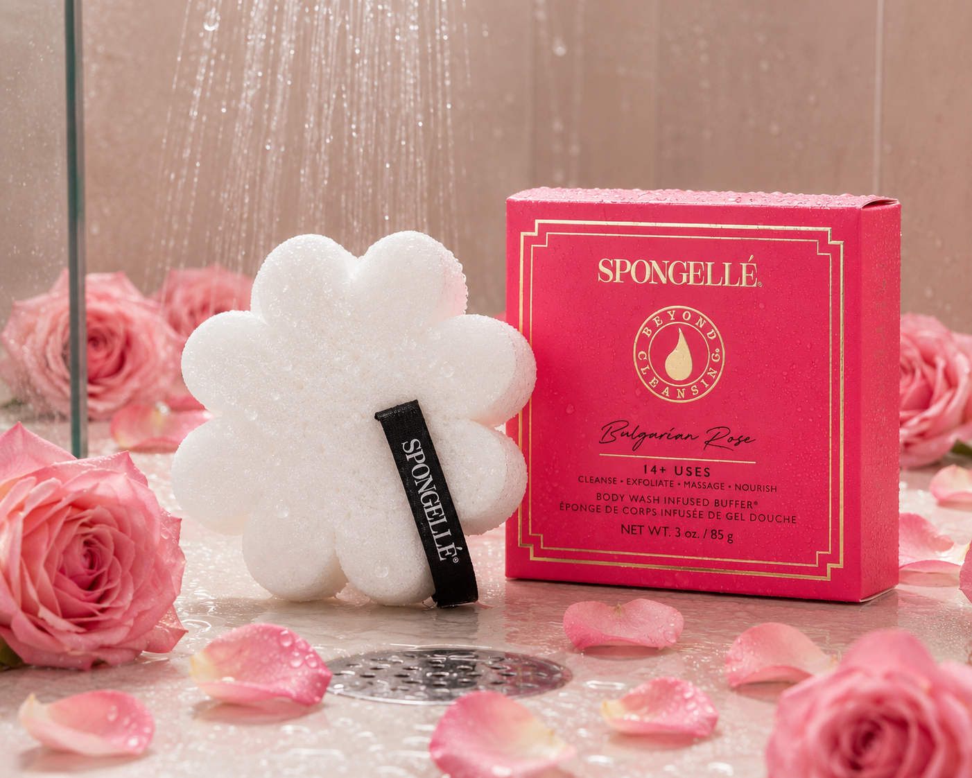 Spongelle-Bulgarian Rose Boxed Flower