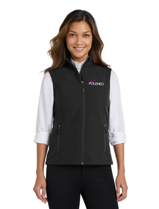 POLISHED_L325 Port Authority® Women's Core Soft Shell Vest