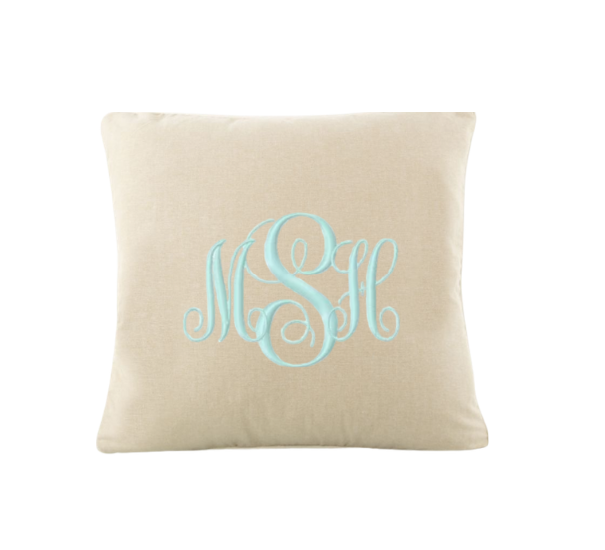 16X16 Pillowcase (Embroidery Available)